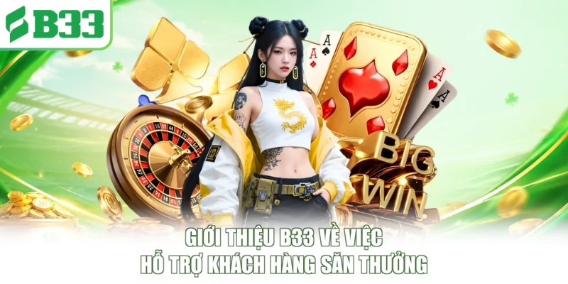 Giới thiệu B33 về việc hỗ trợ khách hàng săn thưởng