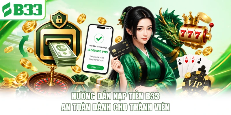 Hướng dẫn nạp tiền B33 an toàn dành cho thành viên